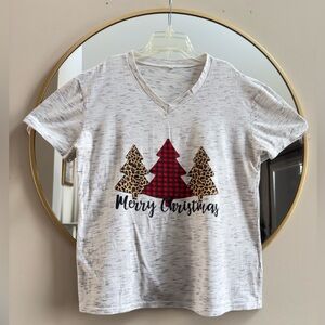 Festive Christmas Tree Graphic Tee